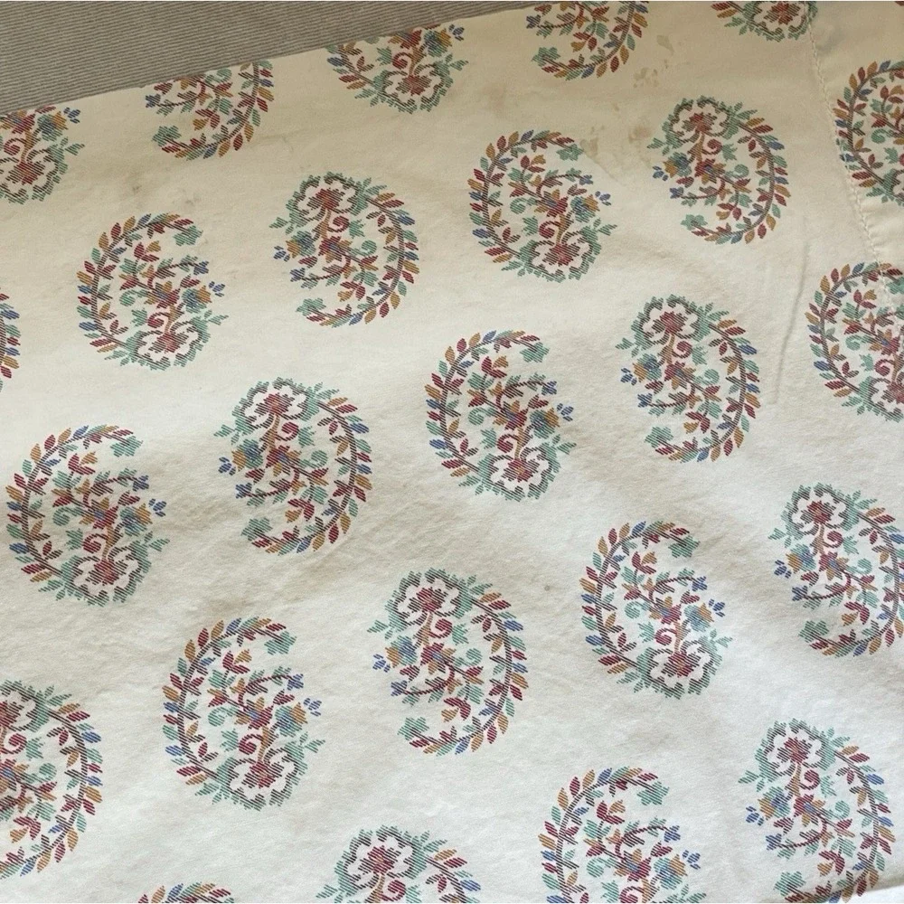 Vintage Lauren Ralph Lauren Antigua Pillowcases Standard‎ Set of 2 Floral Cotton